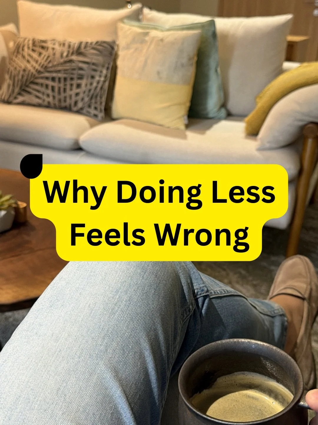 Why Doing Less Feels Wrong 😑 
[V&igrave; sao l&agrave;m &iacute;t lại cảm thấy sai tr&aacute;i đến vậy]
If guilt shows up every time you choose yourself&hellip;

Don&rsquo;t ask:
&lsquo;What am I doing wrong?&rsquo;

Ask:
&lsquo;What rule am I final