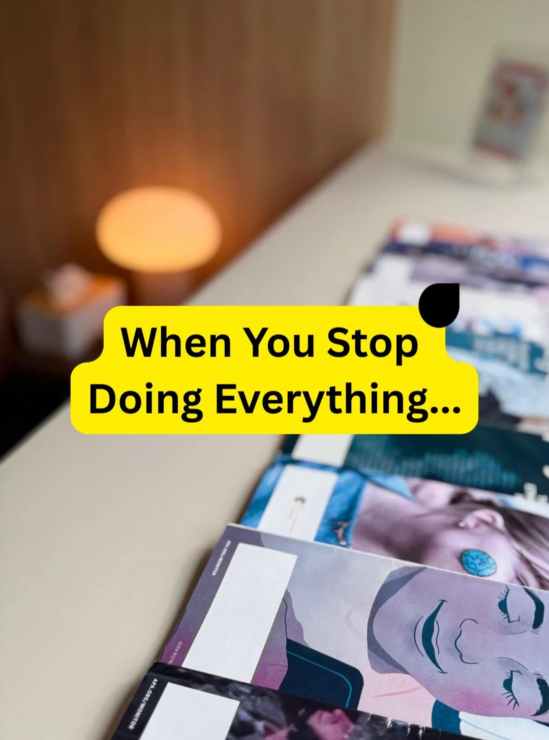 Sometimes things get worse when you stop holding everything together.

And that doesn&rsquo;t necessarily mean something has gone wrong.

In relationships, families and workplaces, we often develop an unspoken equilibrium.

One person remembers.
Anti