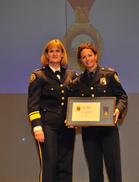 Chief Sizer awarding me the Police Medal