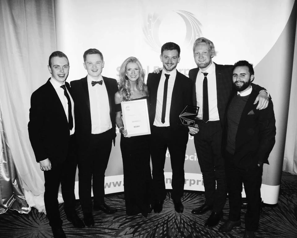 Team Photo Of OutsideIn after winning their 'one to watch' social enterprise award.jpg