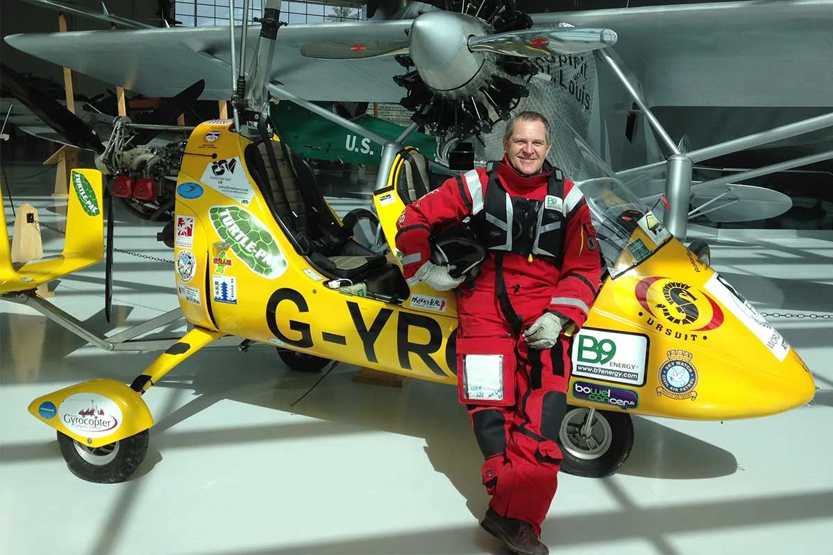 Norman Surplus, First Man to Circumnavigate the World in an Autogyro