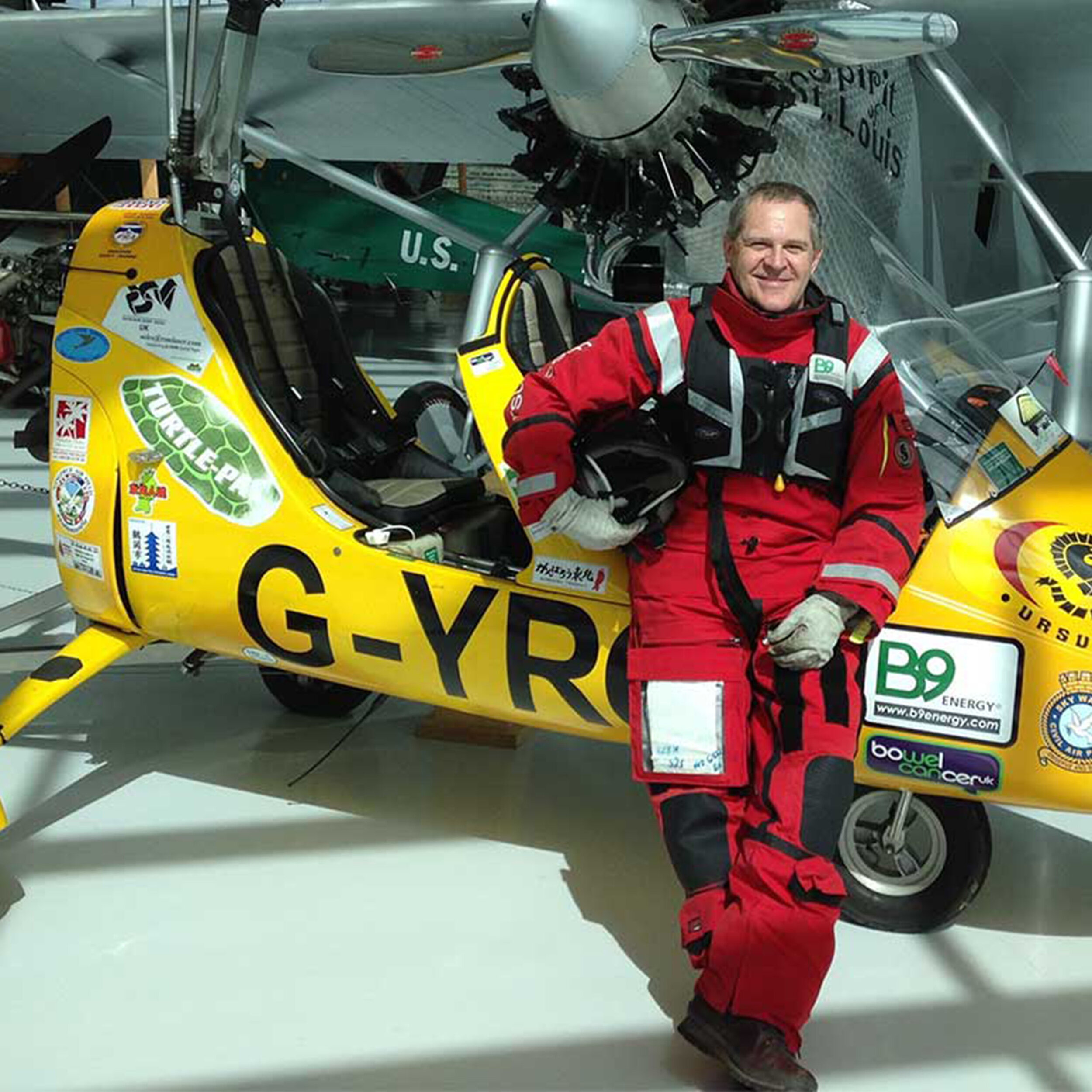 Norman Surplus, First Man to Circumnavigate the World in an Autogyro