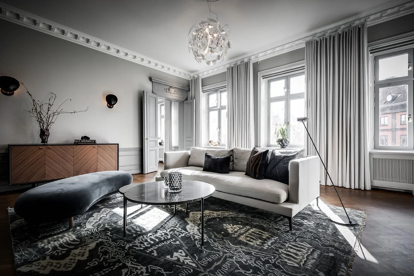 Recent project for upcoming article - In collaboration with @aloud - Interior design @inredningsgruppenwittstock -