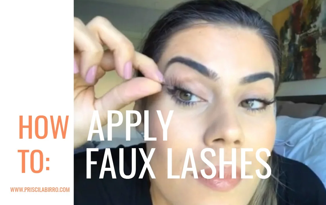 How To: Apply Faux Lashes