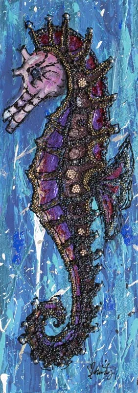 Sassy the Seahorse - SOLD