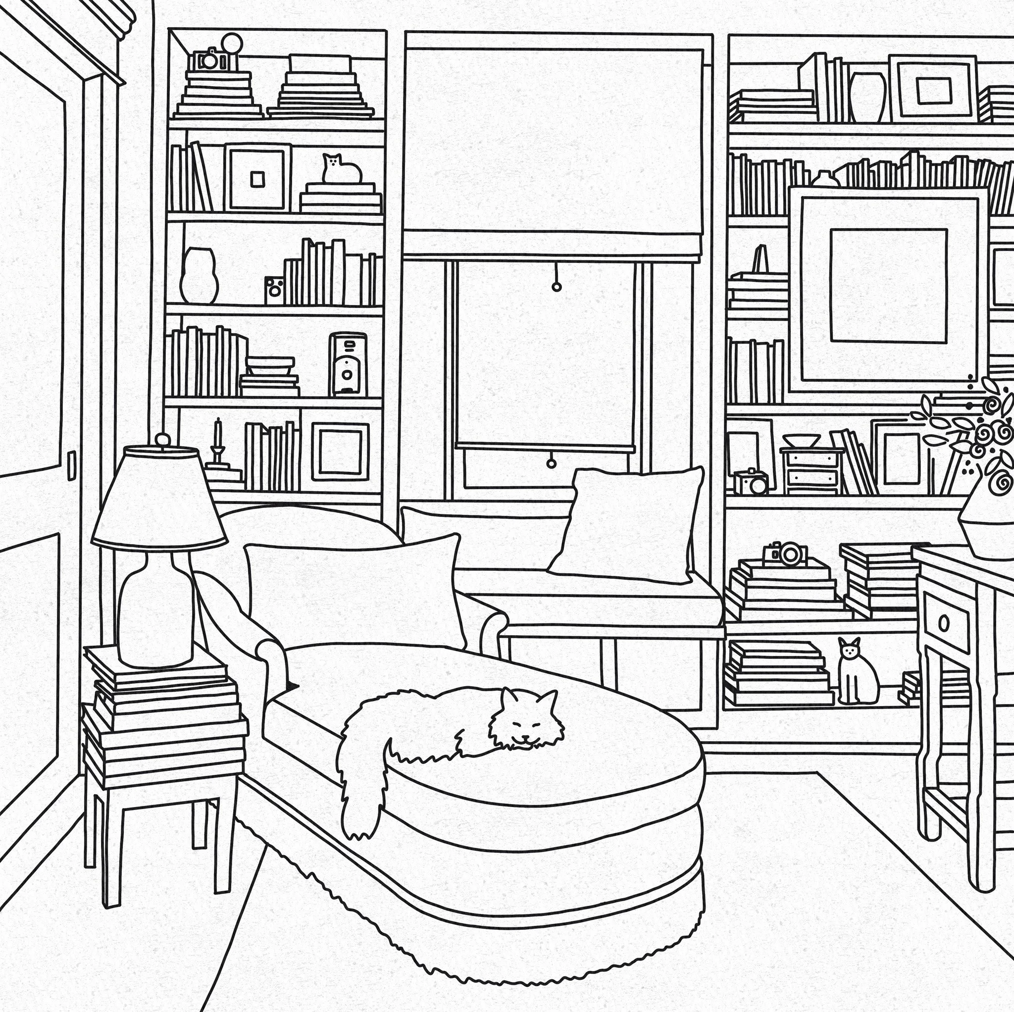 It's so comforting to settle down with a good book. I'm reading one right now that is REALLY long, but it's so good. I feel like I'd LOVE to relax on this cozy green chaise and snuggle up with a good book.

Do you have a favorite reading nook? Let me