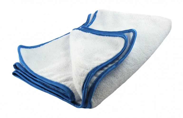 DRYING "Scratchless" White SUPER PLUSH Towel