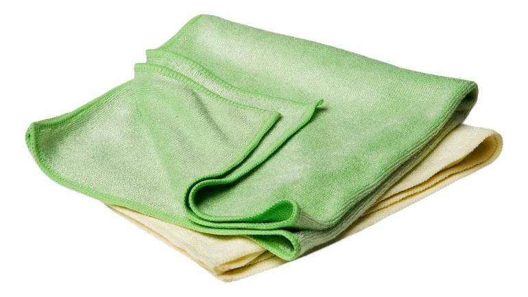 YELLOW & GREEN Buffing Towels (Set of 2)