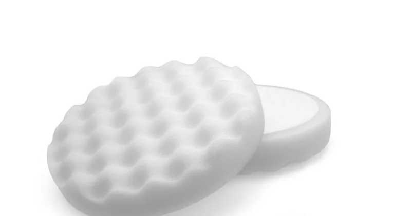 6" CREME WAFFLE Very Firm Cutting Pad