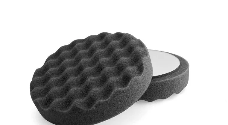6" BLACK Waffle Finishing Pad