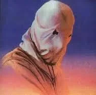 The white hood as it appears within the film, The Town That Dreaded Sundown.