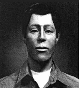 Forensic bust of Septic Tank Sam.