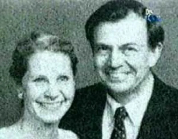 Helle and Richard during happier times.