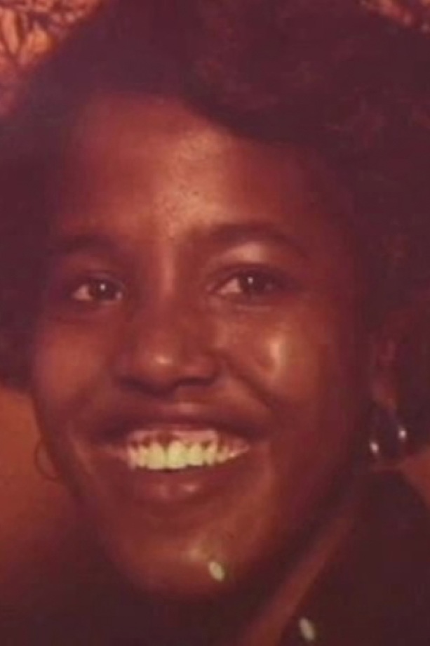 A smiling Leola Douglas, Kirkland’s first victim
