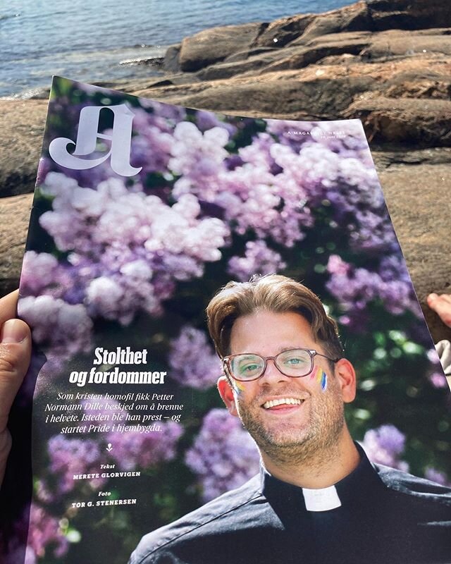 Dagens forside p&aring; A-magasinet er helt smashing vakker og viktig!! ❤️🤩 tusen takk, @petterdille for at du snakker klokt og &aelig;rlig om livet, kj&aelig;rligheten og inkluderende fellesskap som skal v&aelig;re for alle 🌈⭐️🌸💪❤️ anbefalt helg