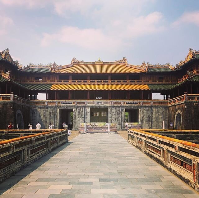 More from the Vietnam Flashback file. The Ngo Mon Gate of the Imperial Palace, Hue #hue #kubrick #vietnam #hue68