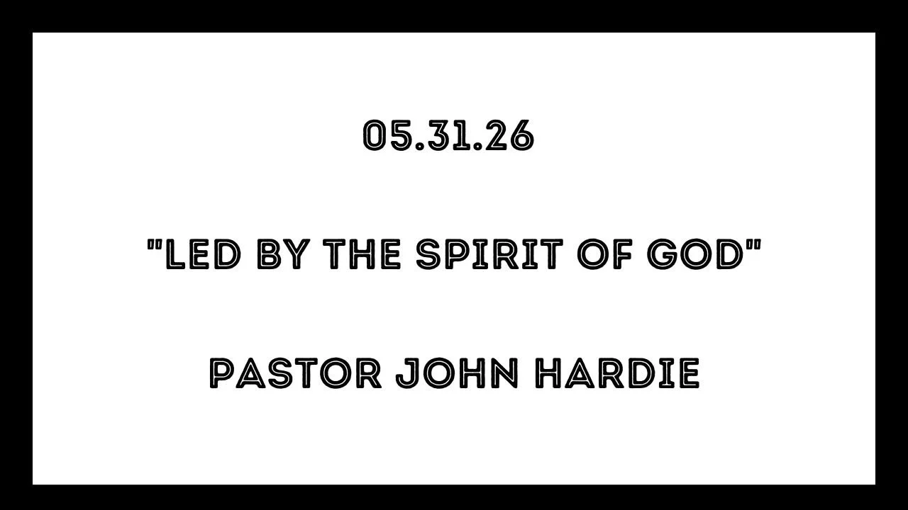 Sermon Recap | 05/31/2026