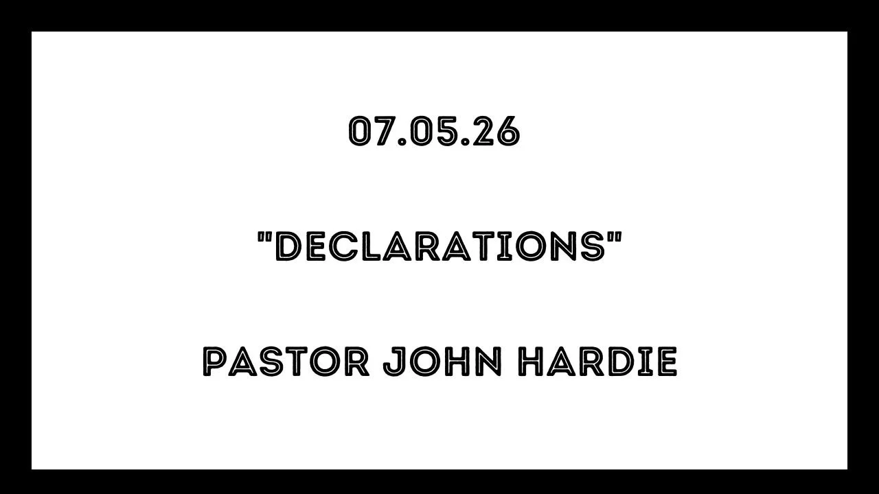 Sermon Recap | 07/05/2026