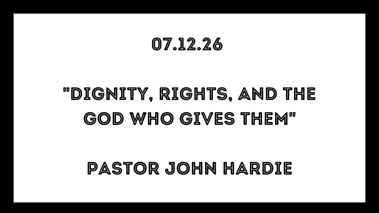 Sermon Recap | 07/12/2026