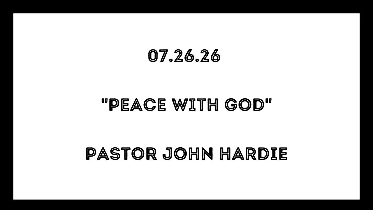 Sermon Recap | 07/26/2026