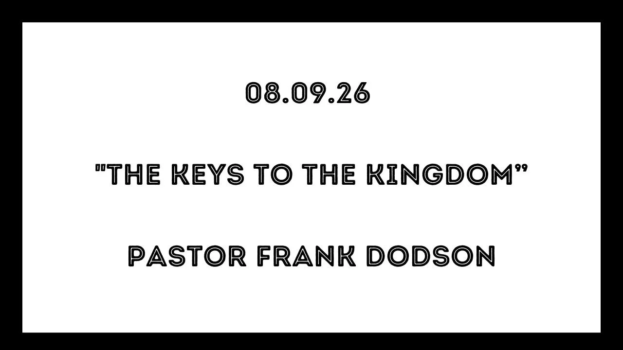 Sermon Recap | 08/09/2026