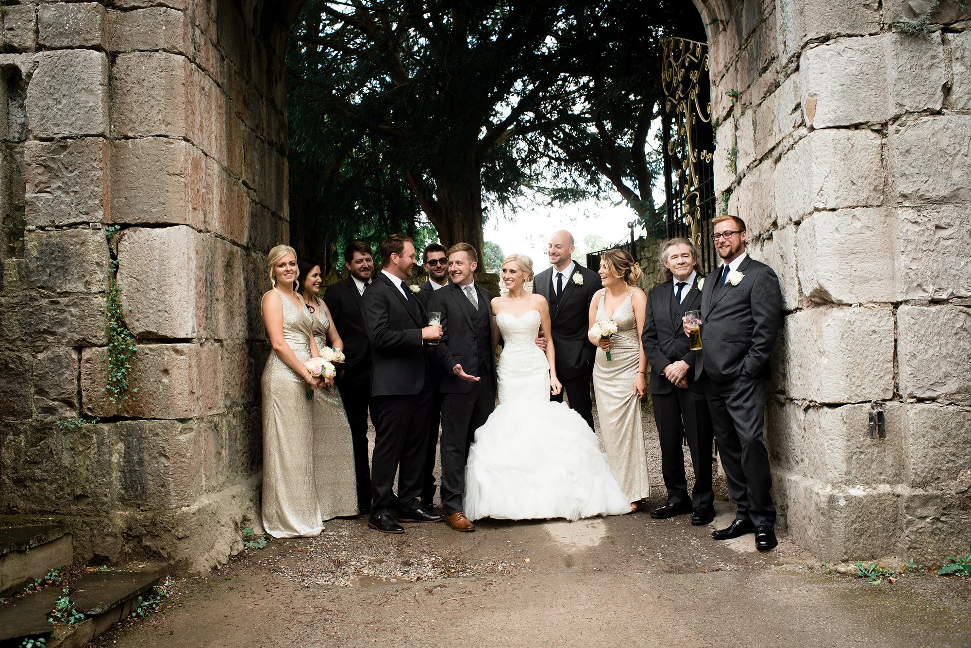 Cody and Joanne, Wales Castle Wedding