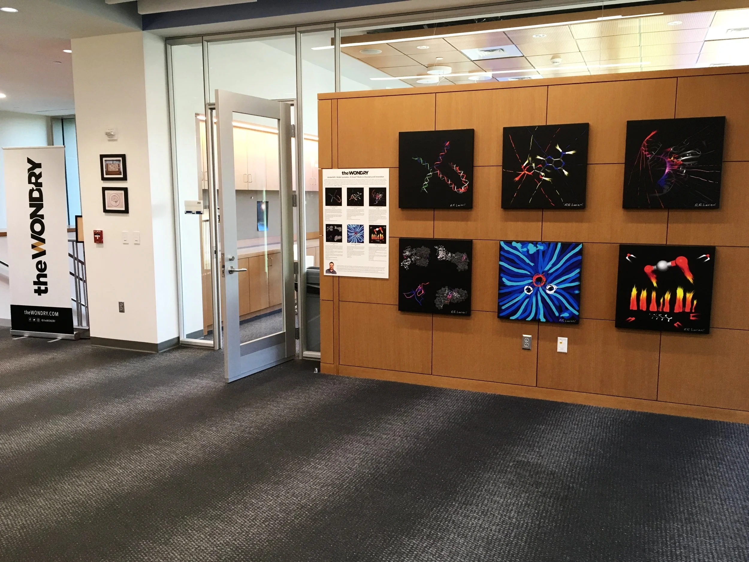 Vanderbilt's Nobel Laureates: A Visual Tribute to Discovery and Innovation , 2017, The wond'ry At vanderbilt university, nashville, tn