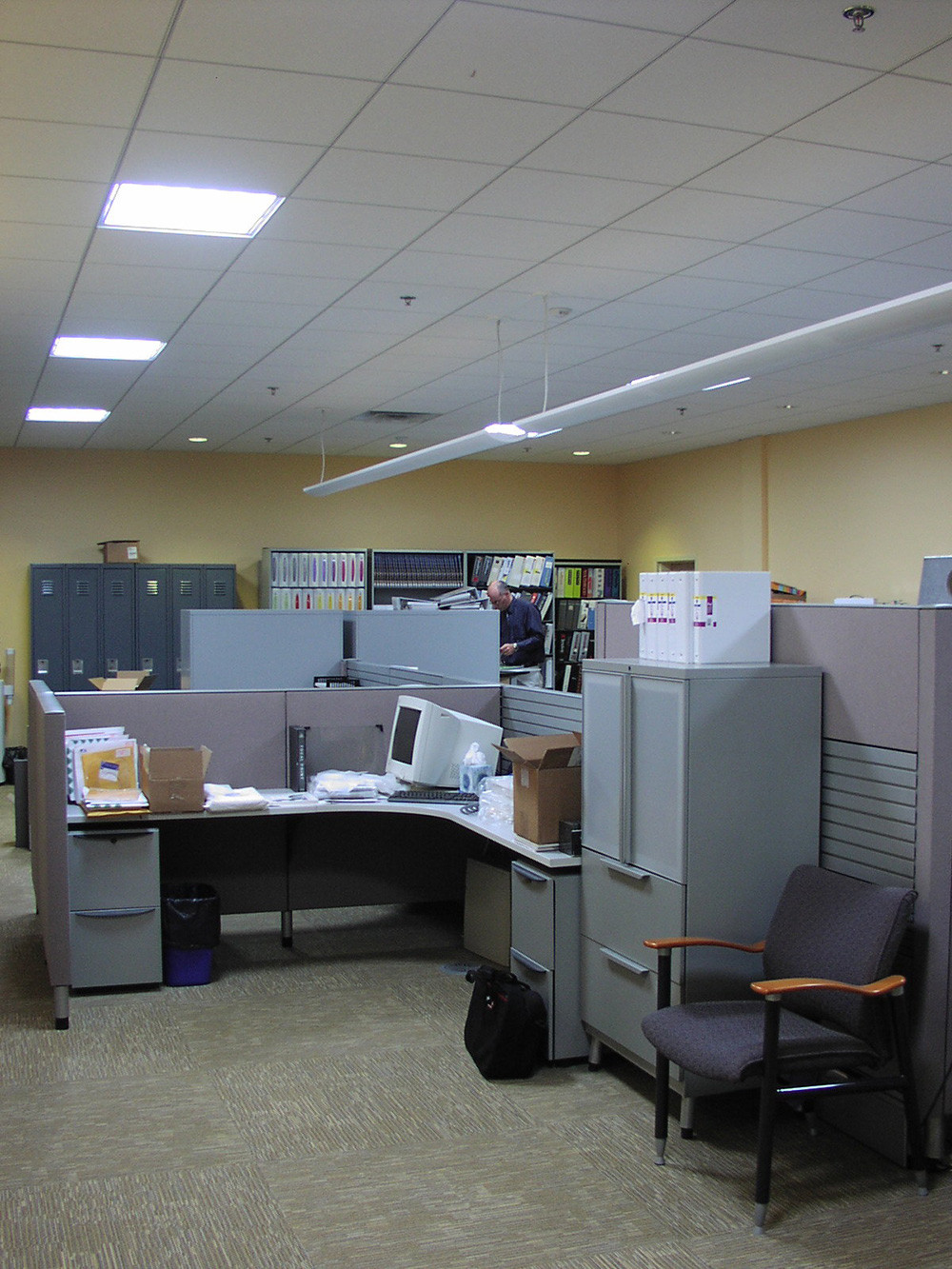  Light/Space/Design innovated light tubes with photosensor-dimmed lighting at Office Environments in South Burlington. 