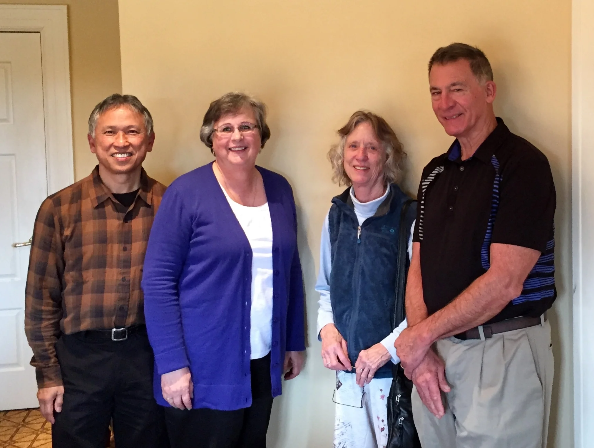 (LEFT TO RIGHT)&nbsp;Will Lee,&nbsp;Jean Marie Brown, Dede Meyer (Helen’s granddaughter), Frank Schleifer
