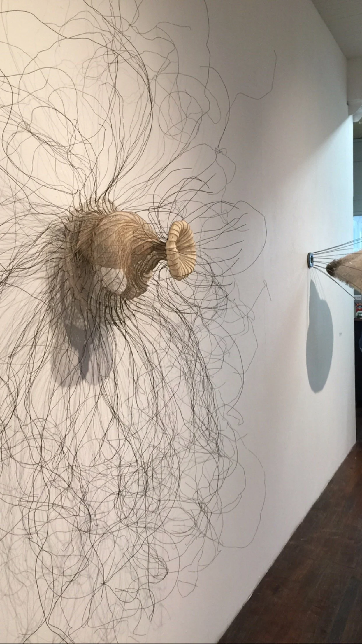 Lydia Tijoe Hall, felt, wire