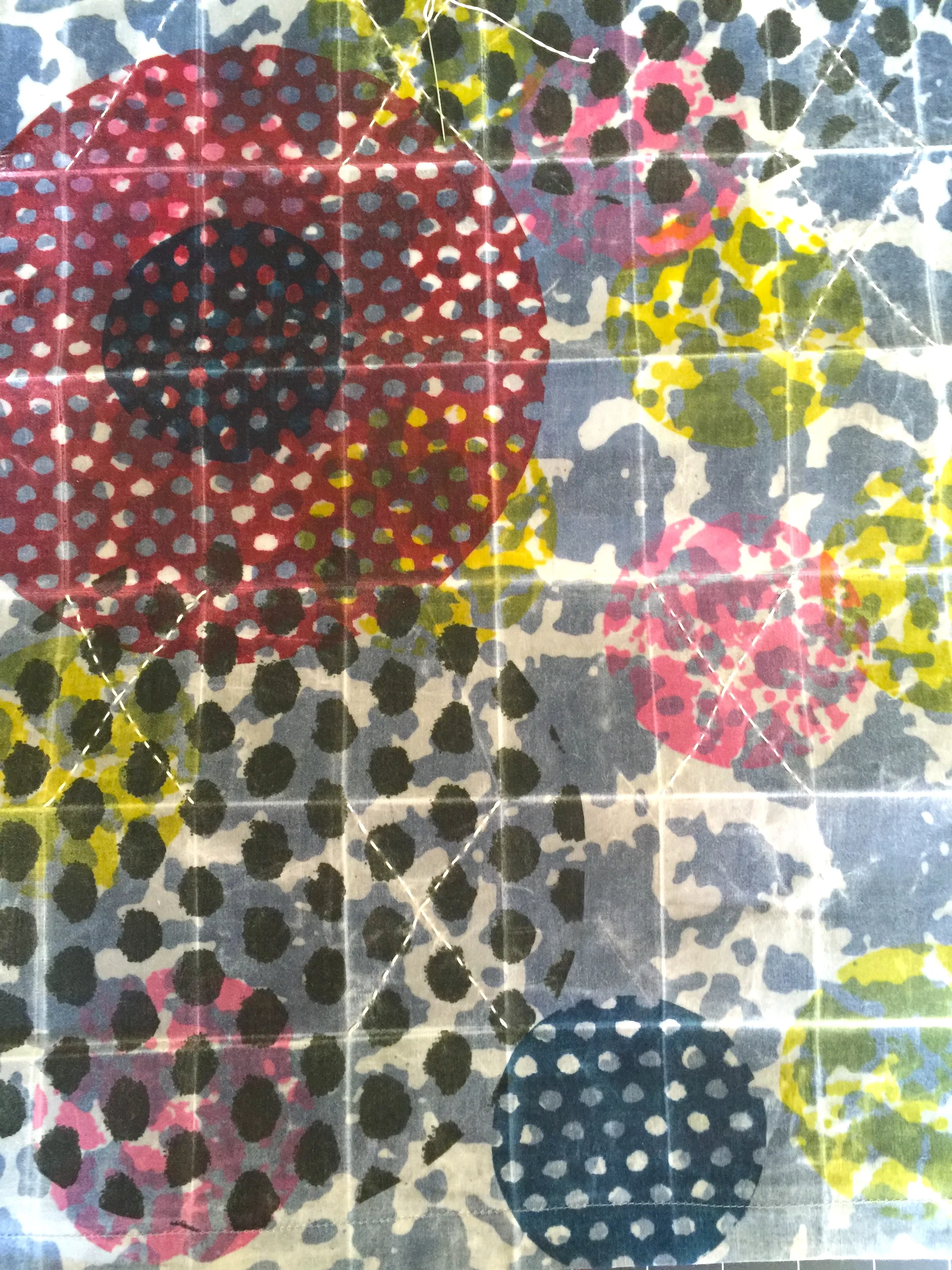 Constructed Harmony, detail of embroidery