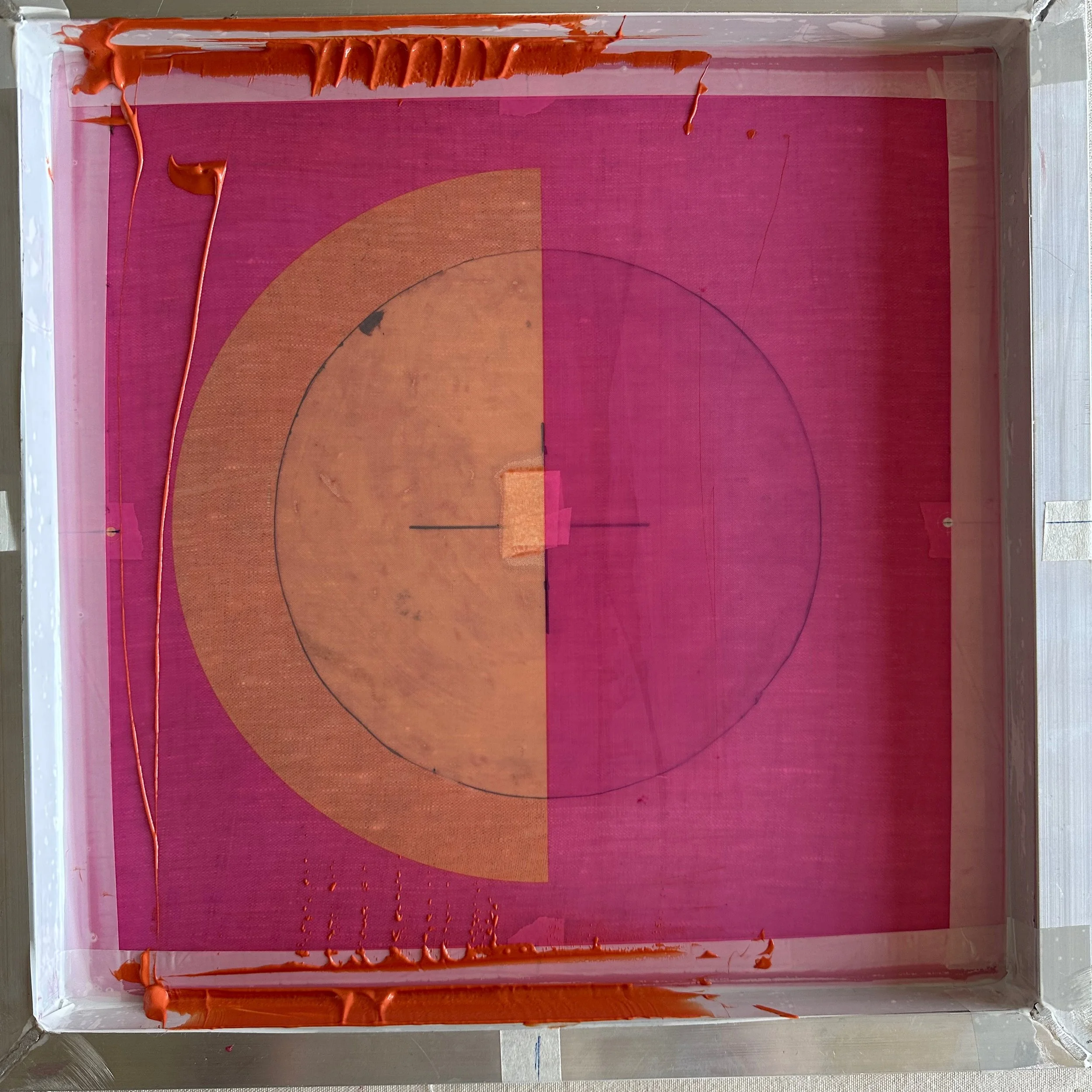 Join me in my next Screen printing workshop at the International Printing Museum in Carson, CA. August 29 &amp; 30th, 2 full days. You'll learn about design, layering, color stories, and how creative you can be using stencils. These images are from m