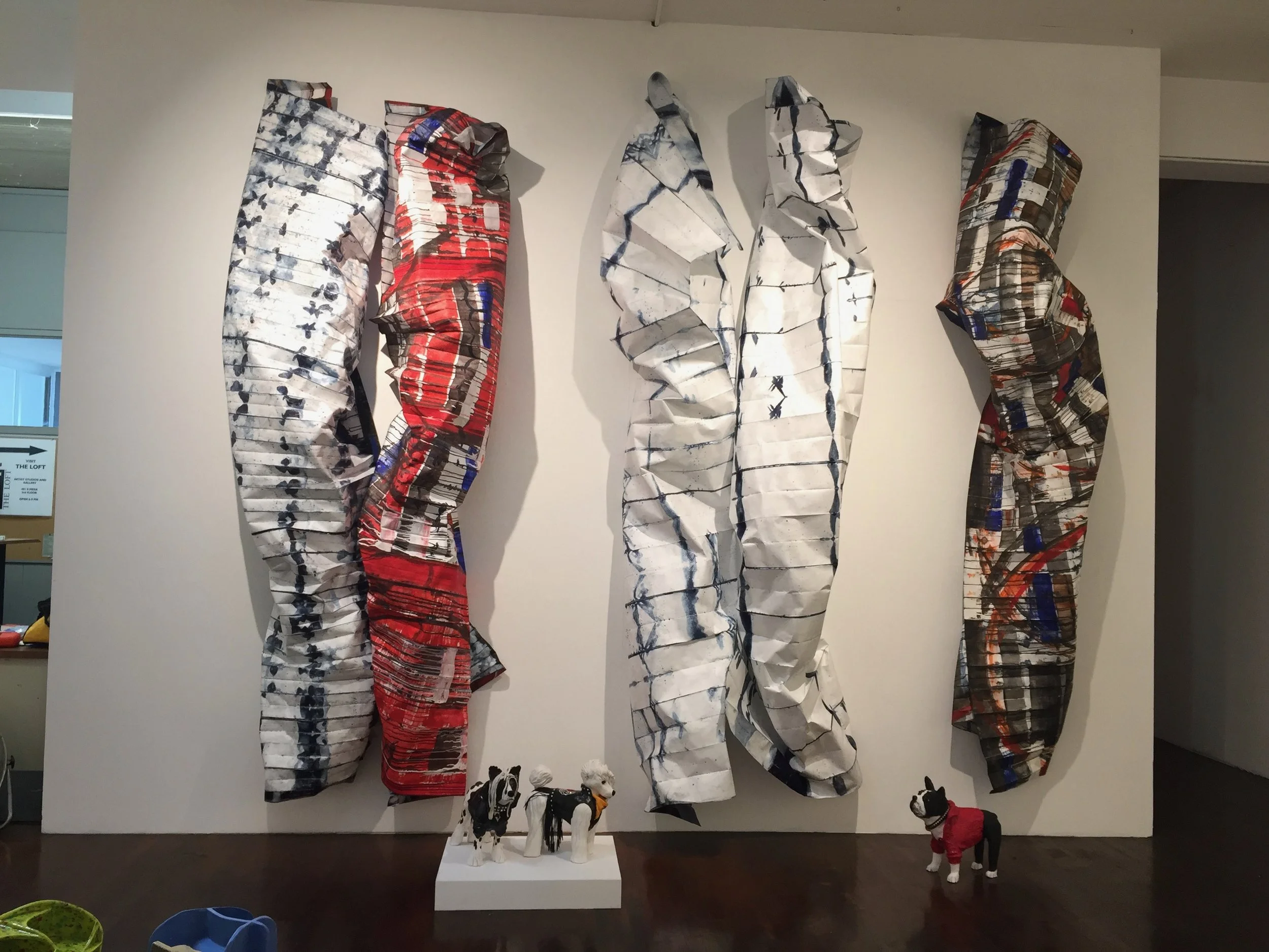Lea Feinstein, painted and dyed tyvek®