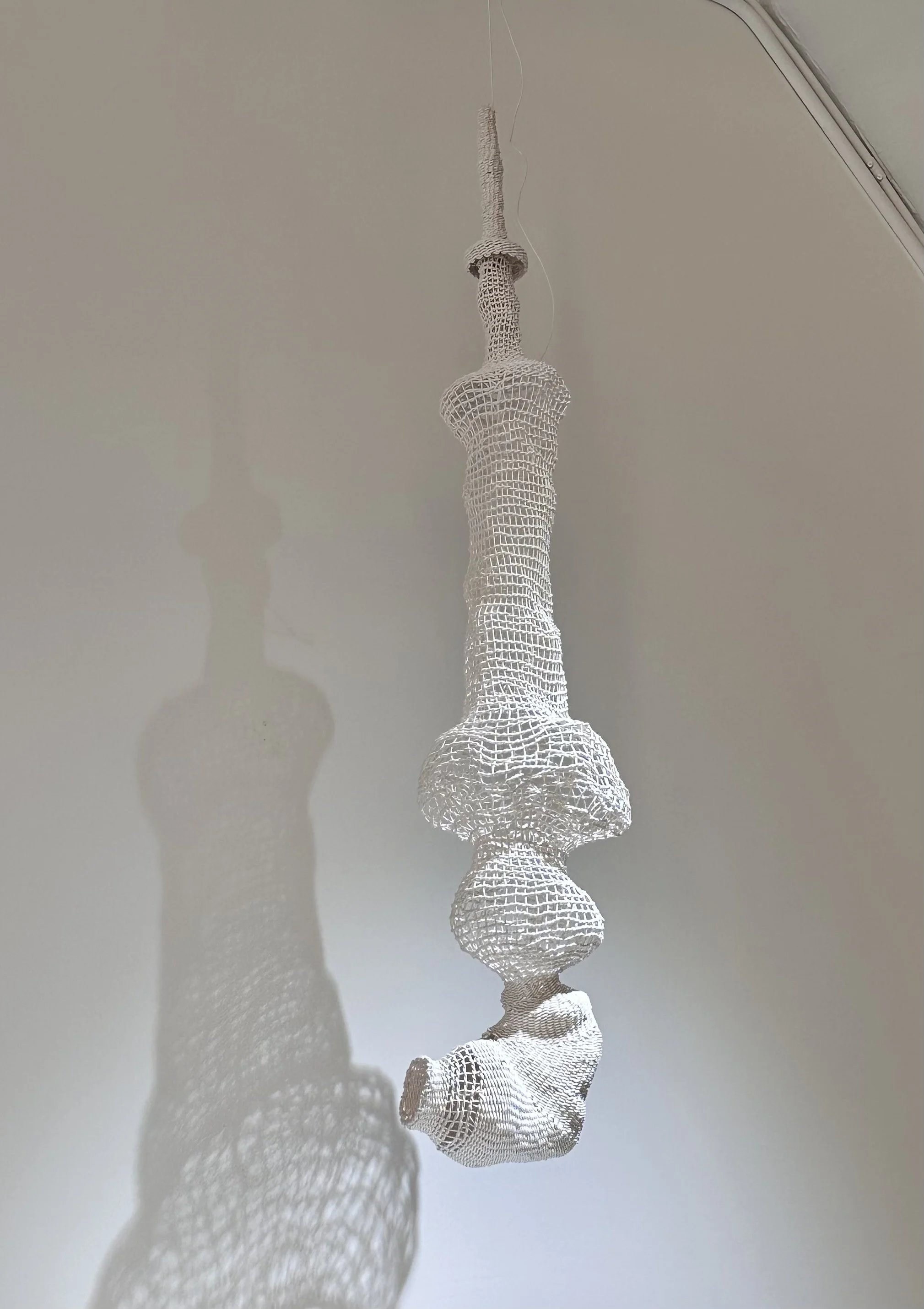 INT/EXT No 3 full view, 70"x13"x13", twinning, paper cord