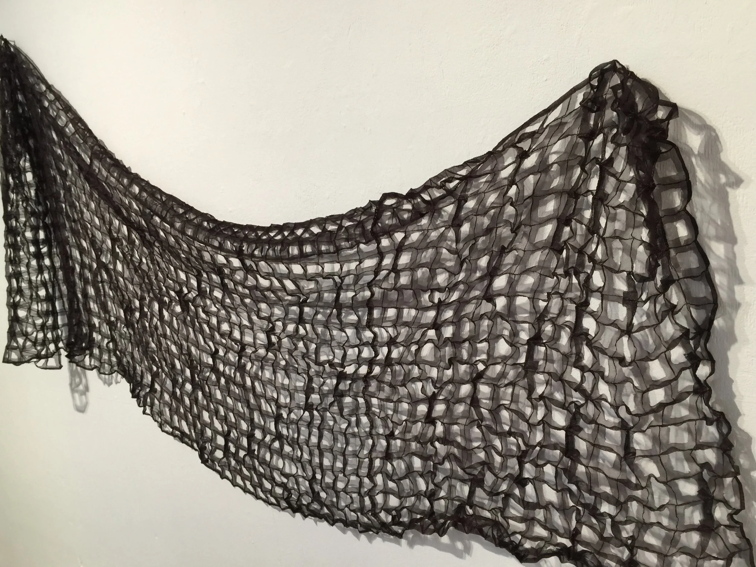 Lesley Kice Nishigawara, cloth, cut, stitched