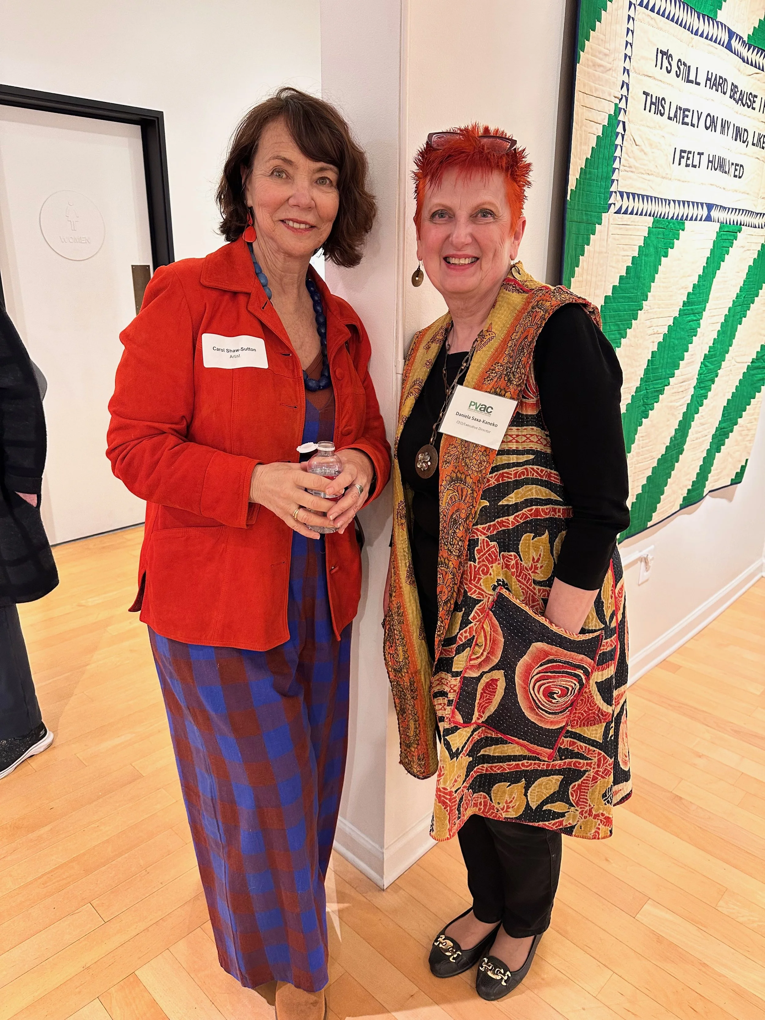 Carol Shaw-Sutton and Daniela Saxa Kaneko