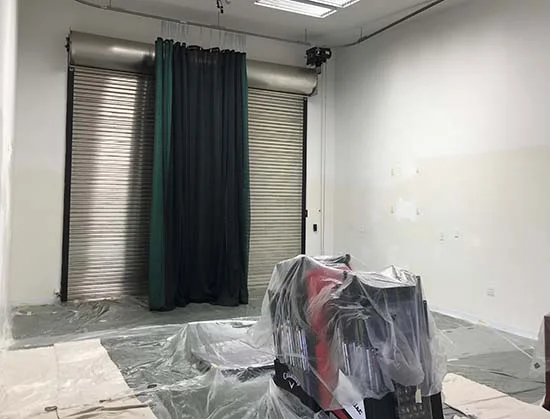 Before picture of the second bay.