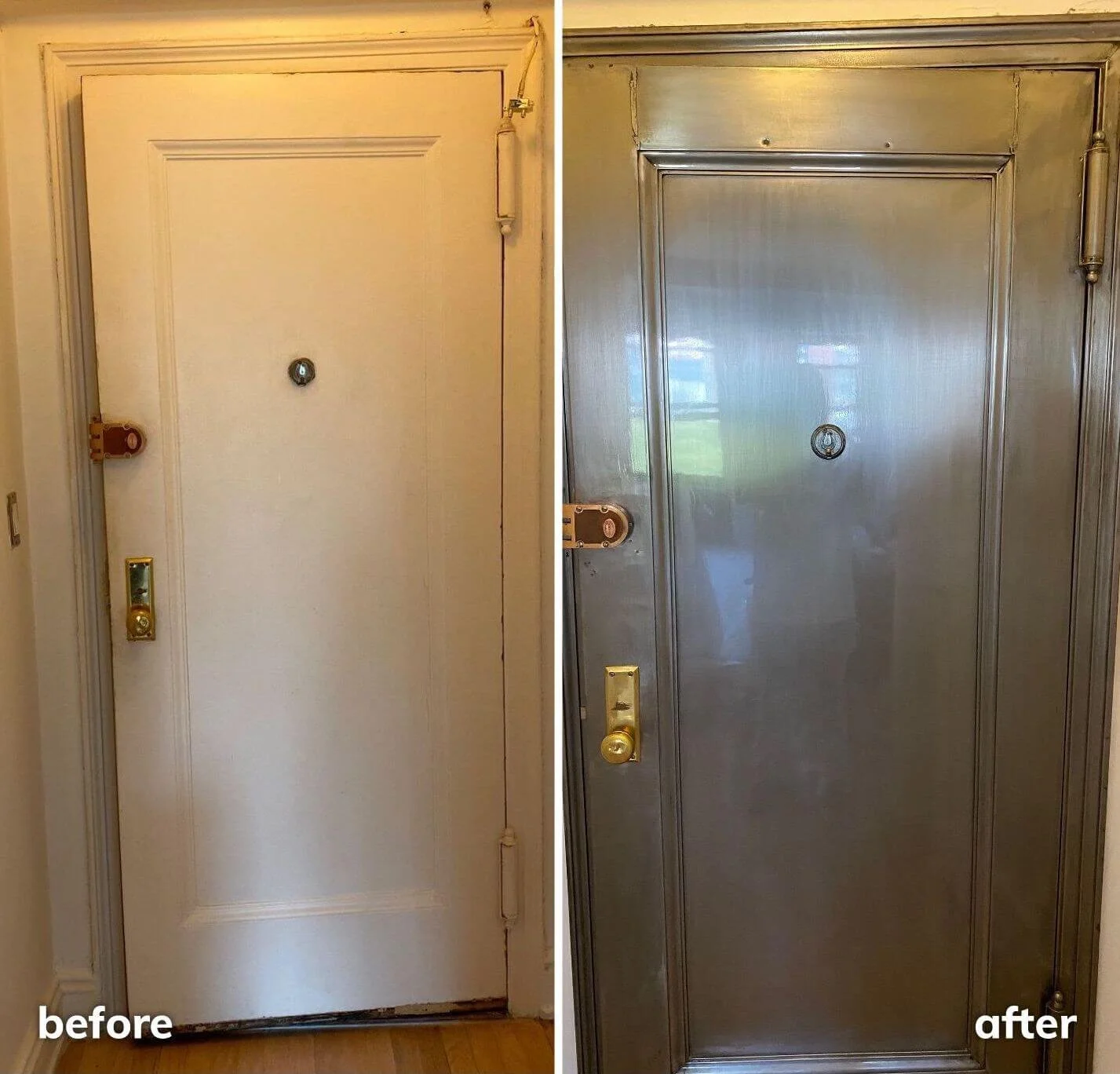 Chelsea Manhattan Metal Door Stripping — Paintworks & Decorating