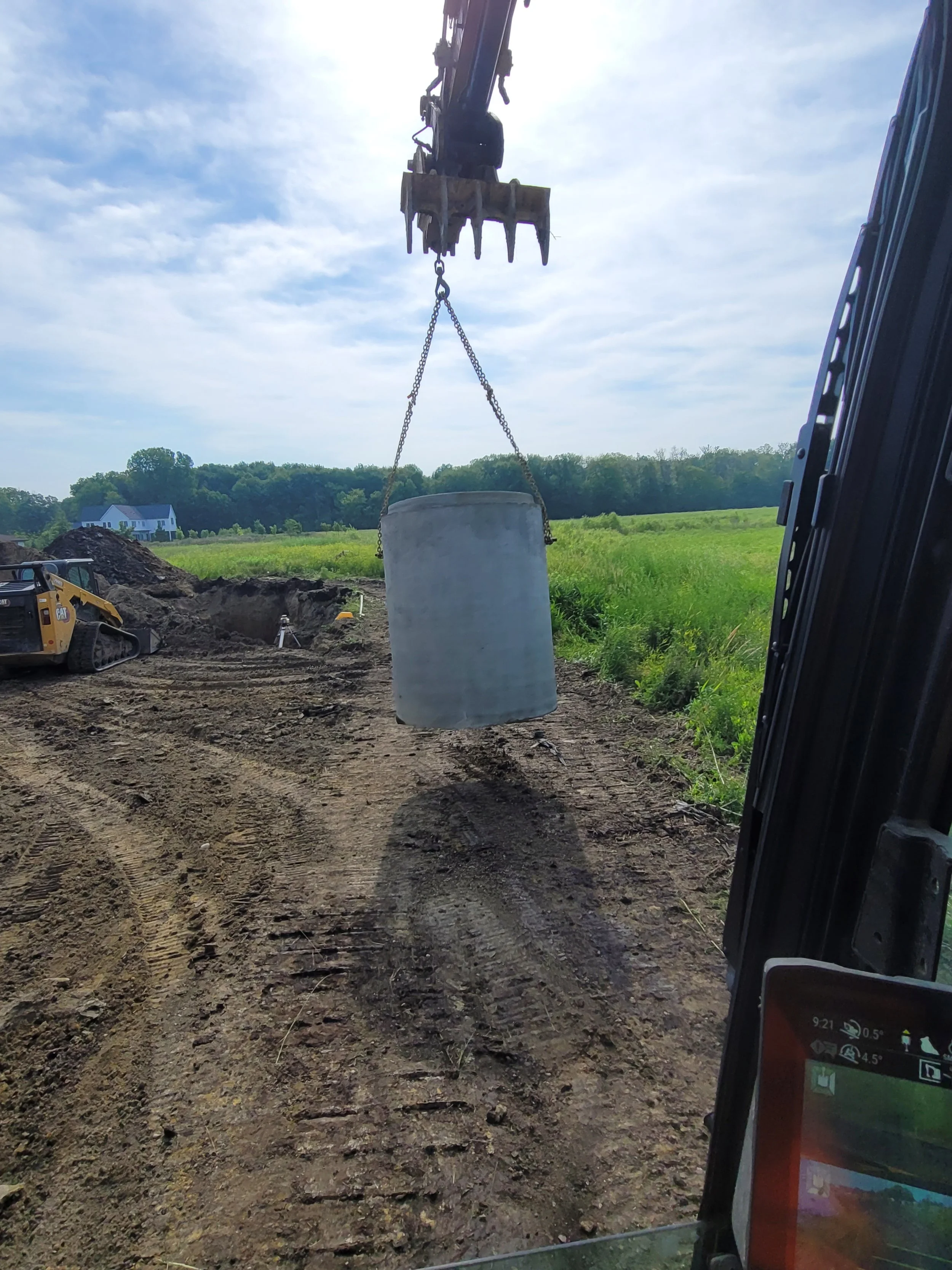 Installing Man Hole Structures