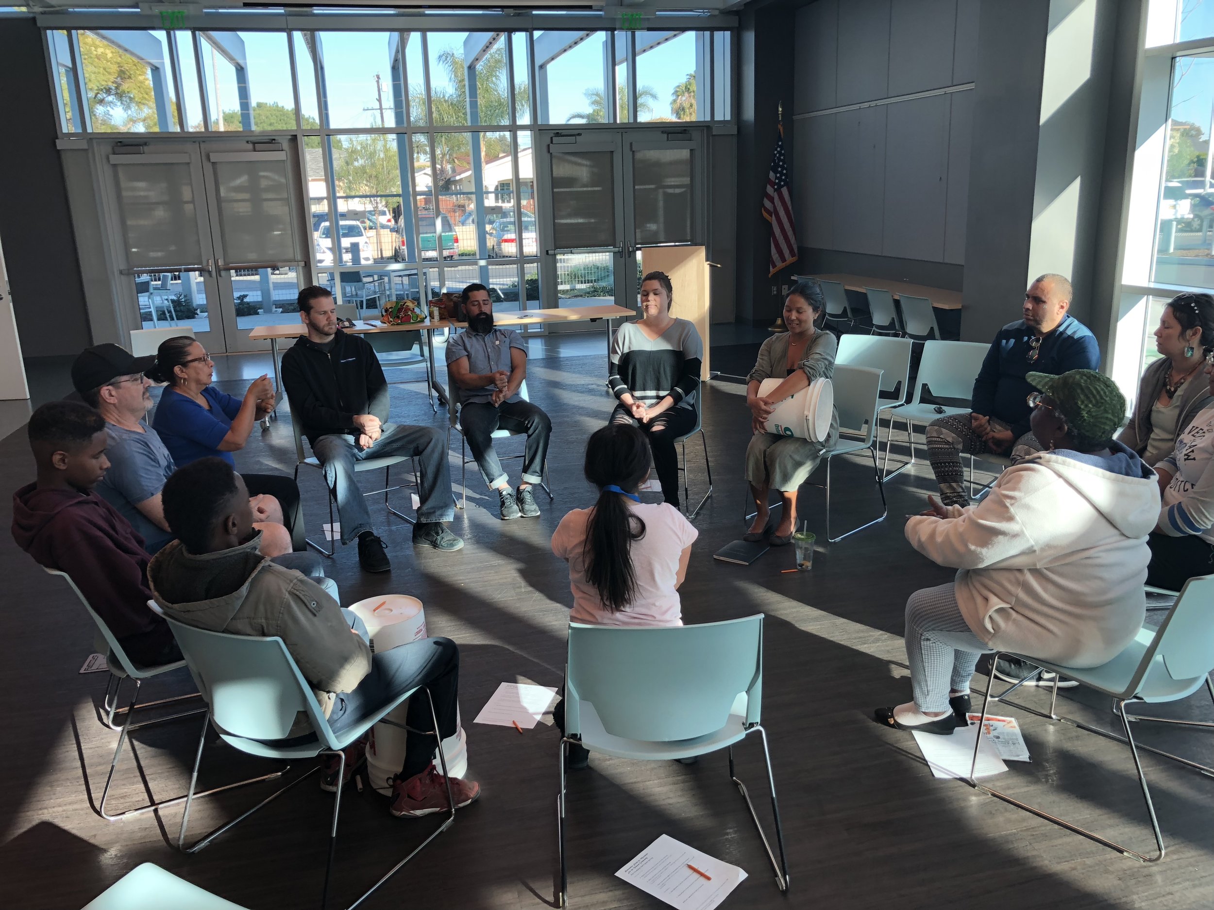 Restoration Drum & Movement workshop at the Michelle Obama Library