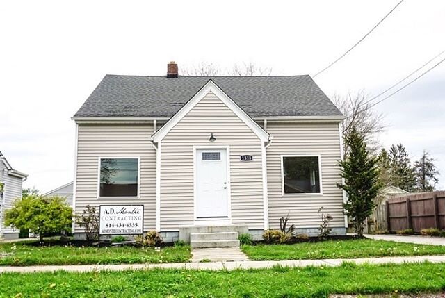 FOR SALE: 1318 West 35 St. Erie, PA 16508

4 Bedrooms &bull; 1 Bath &bull; 1,467 sq. ft. &bull; 7,000 sq. ft. lot.

This COMPLETELY renovated home nestled in the perfect west side neighborhood is move-in ready with ALL the updates.

NEW windows, sidi