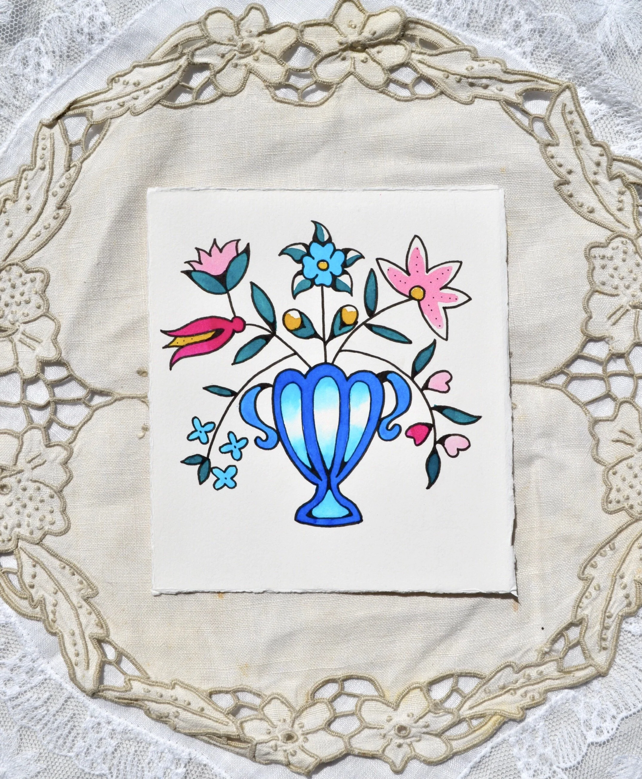 Folky Vase