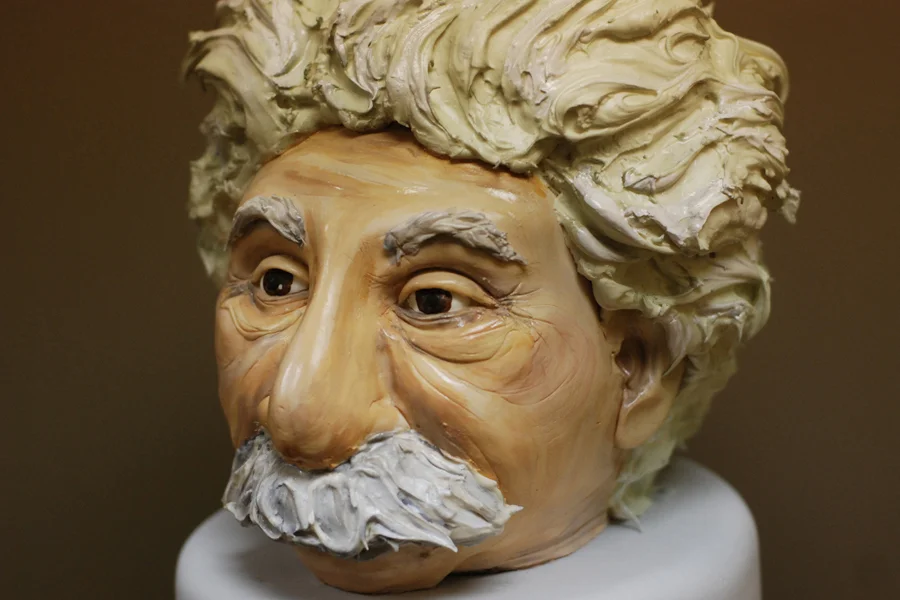 Sculpted.Einstein.Cake.Sweet.Heather.Anne.Detroit.Einstein.On.The.Beach.jpg