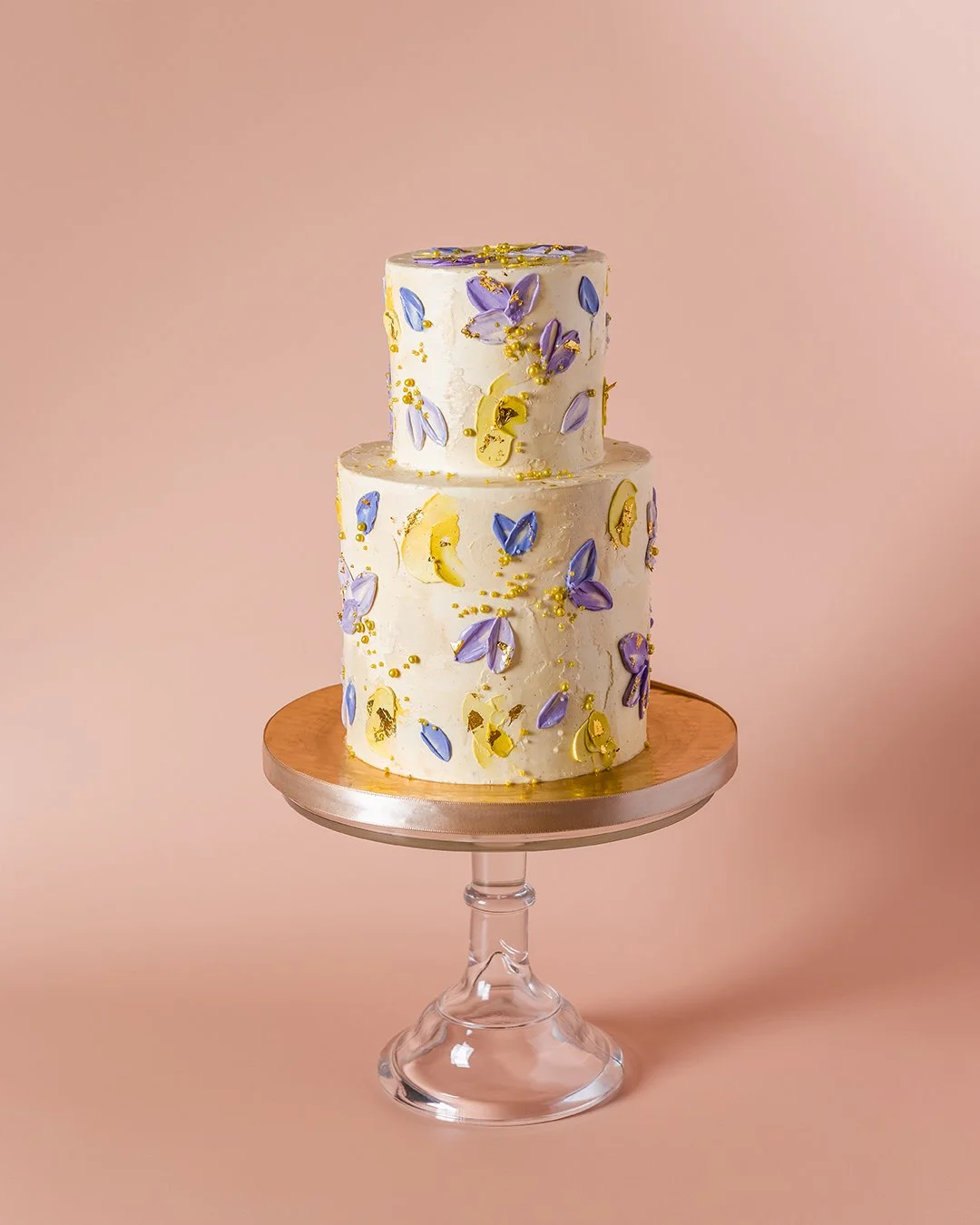 Two-Tier Custom Abstract Petal