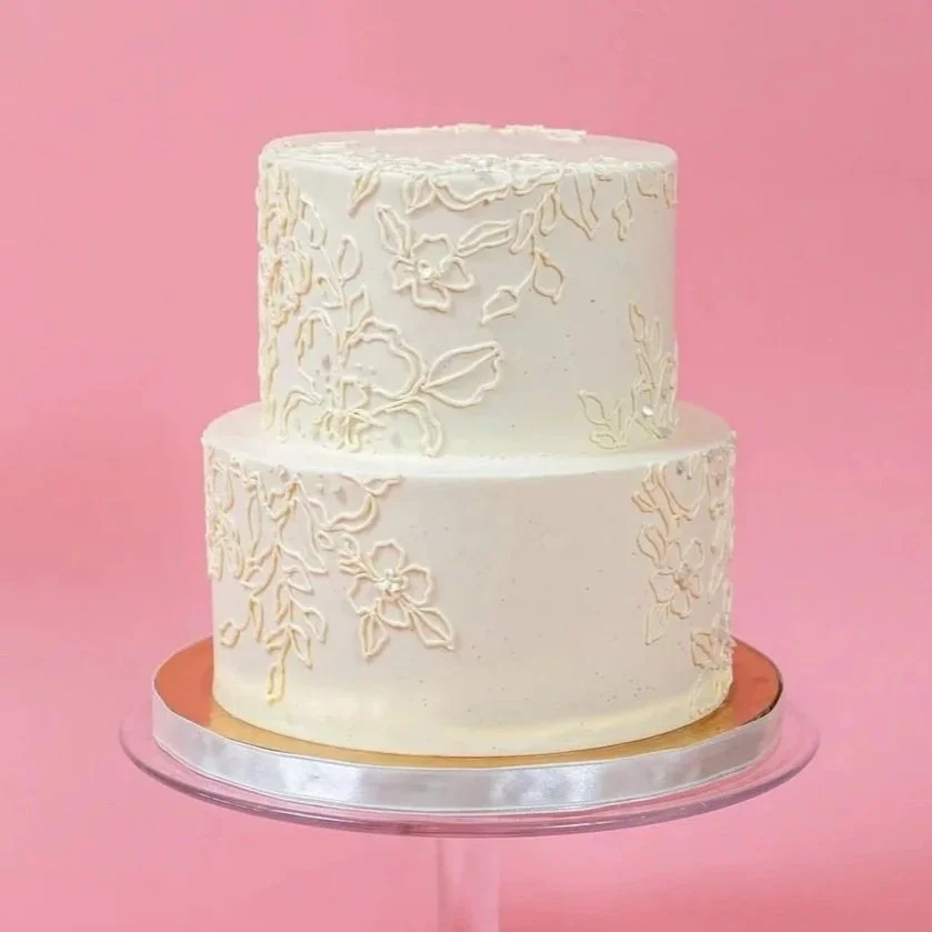 Two-Tier Signature Floral Lace