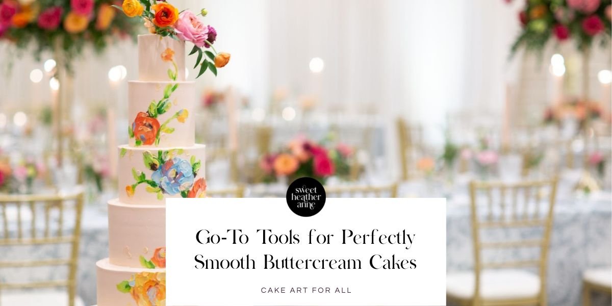 Secrets of the perfect buttercream cake: how to perfectly smooth  buttercream with sharp sides 