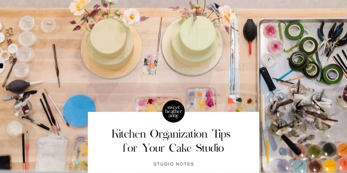 6 Kitchen Organization Tips We Love in Our Cake Studio — Sweet Heather Anne