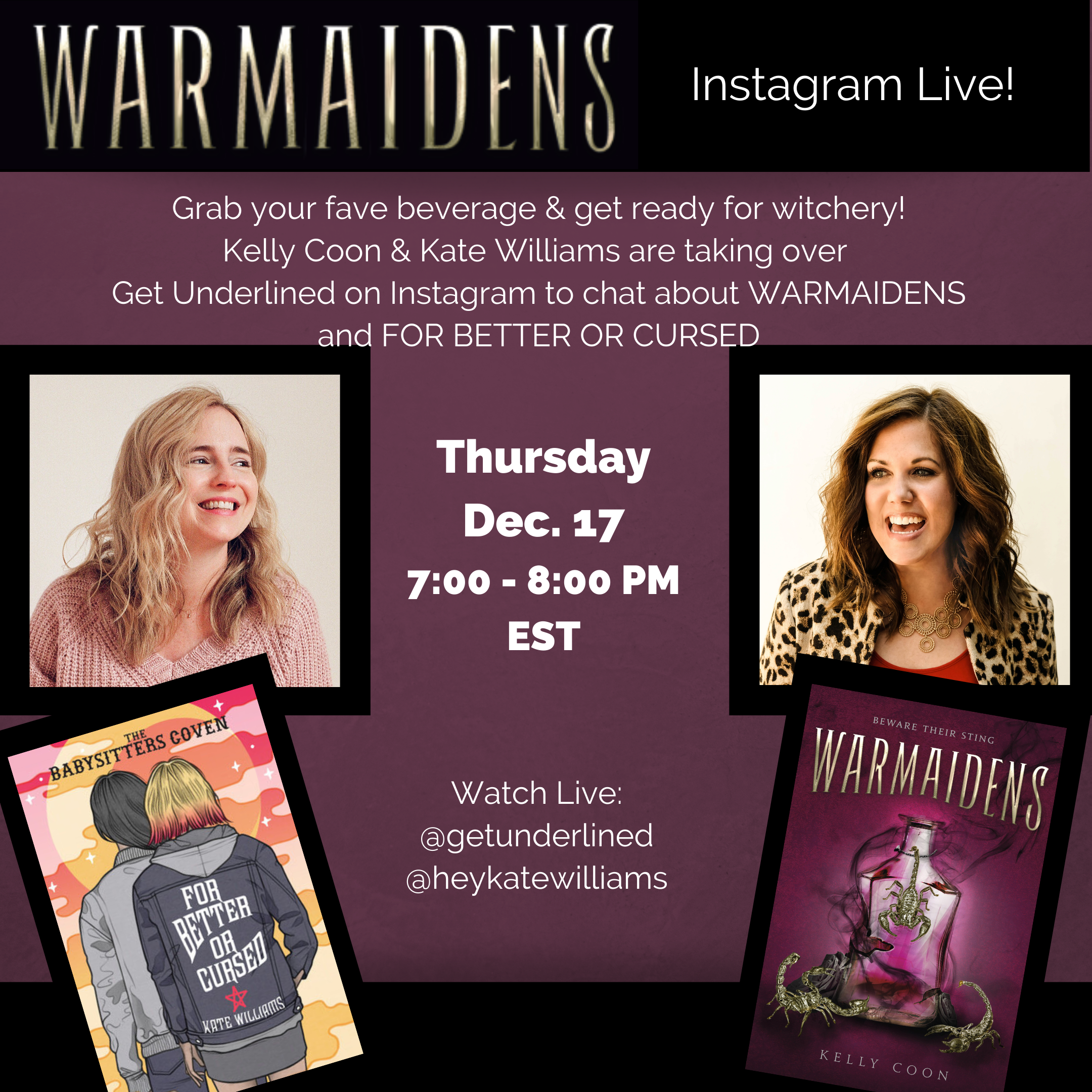 WARMAIDENS Chat with Kate Williams