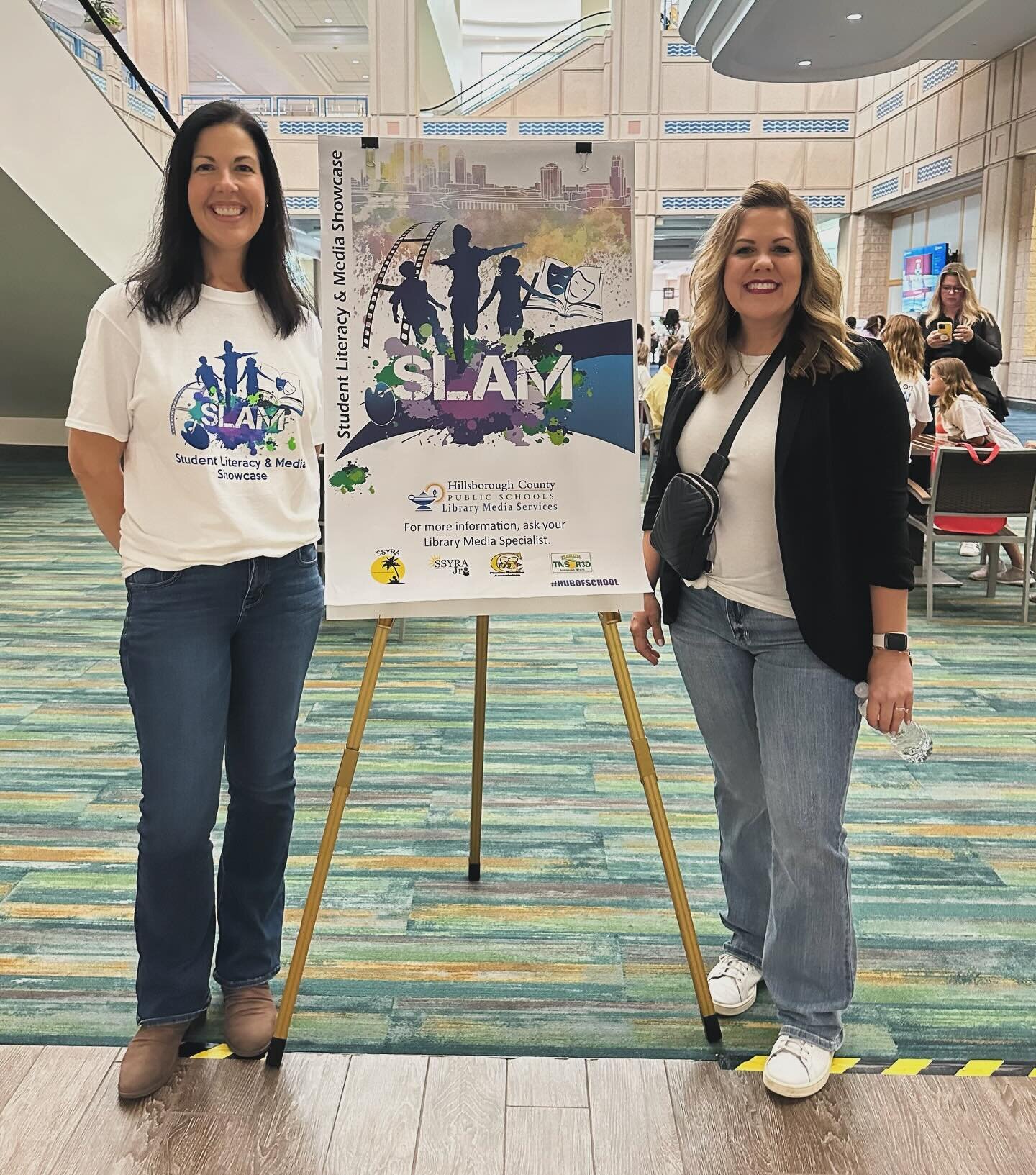 Had a wonderful time at the SLAM showcase yesterday with Hillsborough County! Such a privilege to see so many students and talk about books with authors I&rsquo;ve admired forever. Until next time! 📚 🤓 

#books #hillsboroughcountyschools #authorsof