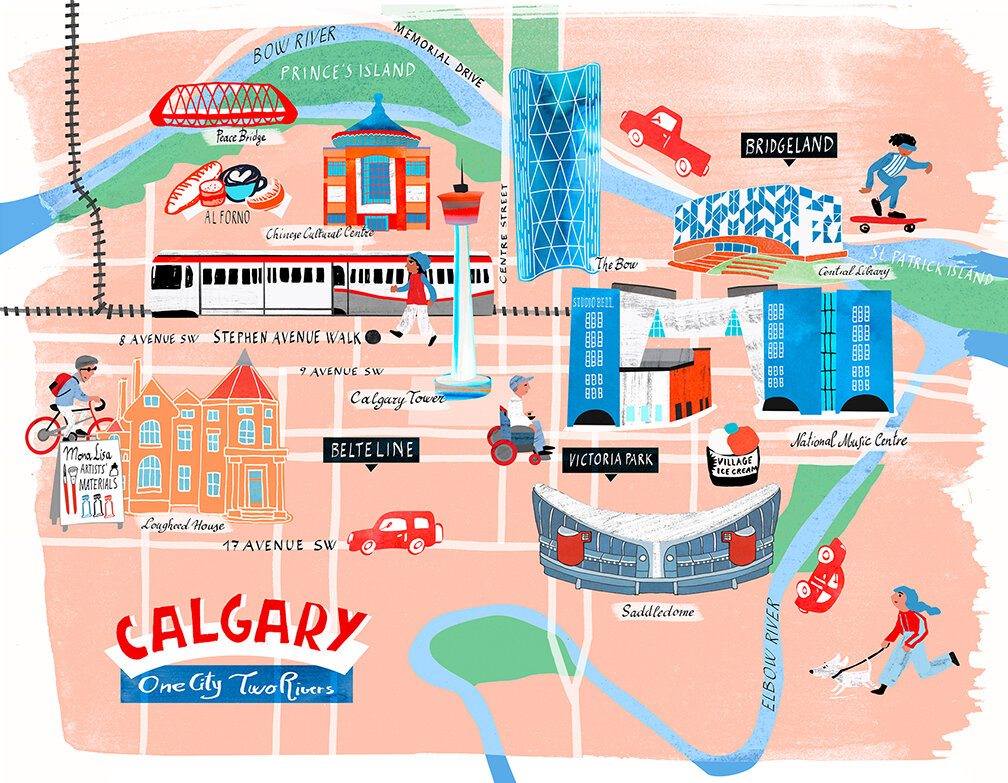 Calgary Map 